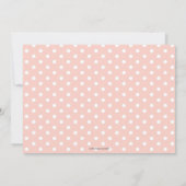 Invitation Bunny 1er anniversaire Filles Floral Rabbit Photo (Dos)