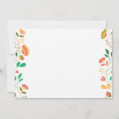 Invitation Bunny Anniversaire Fille de Pâques Oeuf 1er Annive (Dos)