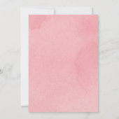 Invitation Bunny Anniversaire Fille de Pâques Oeuf 1er Annive (Dos)