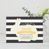 Invitation Bunny Anniversaire Oeuf de Pâques 1er premier anni (Debout devant)