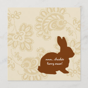 Invitation Bunny au chocolat