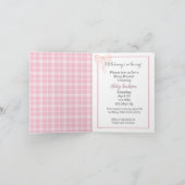 Invitation Bunny Baby Girl Douche (Intérieur)