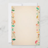 Invitation Bunny Birthday Boy Easter Egg 1er Anniversaire (Dos)