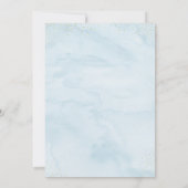 Invitation Bunny Blue Boy Verdure Anniversaire (Dos)