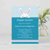 Invitation Bunny de Pâques (Debout devant)
