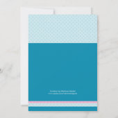 Invitation Bunny de Pâques (Dos)