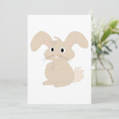 Invitation Bunny de Pâques (Debout devant)