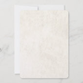 Invitation Bunny de Pâques| Brunch et chasse aux oeufs (Dos)