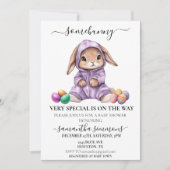Invitation Bunny de Pâques Somebunny Baby shower spécial (Devant)
