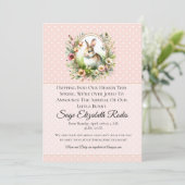 Invitation Bunny de printemps (Debout devant)