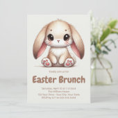 Invitation Bunny Earny Wonder Pâques (Debout devant)