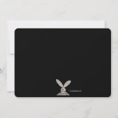 Invitation Bunny Ears Photo fête d'anniversaire (Dos)