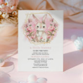 Invitation Bunny est sur le Baby shower Way