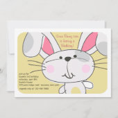 Invitation Bunny Face (Devant)