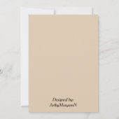 Invitation Bunny Love et Pâques Cheval (Dos)