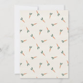 Invitation Bunny Munchy Crunchy Anniversaire Fête Drôle migno (Dos)