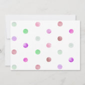 Invitation Bunny Rabbit Magic Show Girl Birthday Photo (Dos)