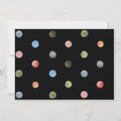 Invitation Bunny Rabbit Magie Show Blk Boy Photo Anniversaire (Dos)