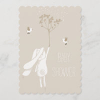 Bunny Sur Le Baby shower Neutre De L'Homogénéité E