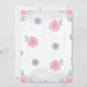 Invitation Bunny Unicorn Anniversaire Invitation, Bunny Anniv (Dos)