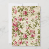 Invitation Bunny Victorian Floral Shabby Chic Party Invitatio (Dos)