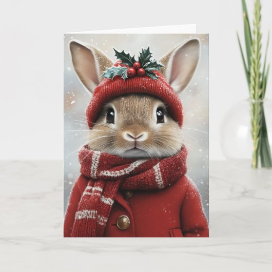Invitation Bunny Winter (Devant)
