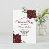 Invitation Bureau de la rose rouge de Bourgogne Fête de Noël  (Debout devant)