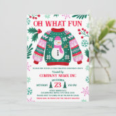 Invitation Bureau de l'entreprise Vacances vilain Sweat Party (Debout devant)