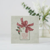 Invitation Bureau des rubans Holly et Red (Debout devant)