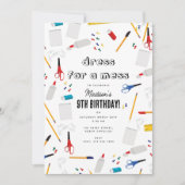 Invitation Bureau scolaire Fournitures Artisanat Artisanat Fê (Devant)