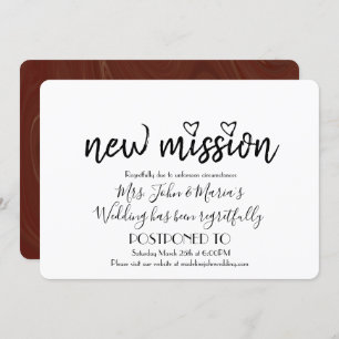 Invitation Burgandy Marble Nouvelle Mission Mariage Date Chan