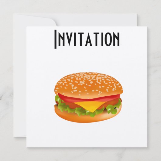 Invitation Burger (Devant)