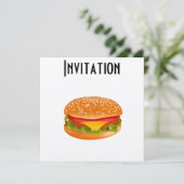 Invitation Burger (Debout devant)