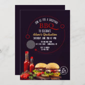 Invitation Burgers BBQ (Devant / Derrière)