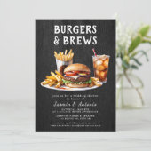 Invitation Burgers & Bières (Debout devant)