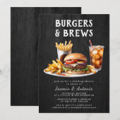 Invitation Burgers & Bières (Devant / Derrière)