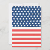 Invitation Burgers de la fête électorale moderne bière et bul (Dos)