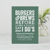 Invitation Burgers et brasseries avant que je ne soit vert pr (Debout devant)