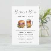 Invitation Burgers et brasses avant le dîner de répétition de (Debout devant)