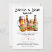 Invitation Burgers et brasses Wedding shower BBQ d'été (Devant)