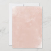 Invitation Burgundy & Blush Aquarelle Élégante douche nuptial (Dos)