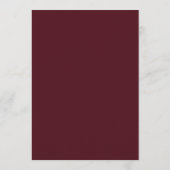 Invitation Burgundy Dark Romance Wedding (Dos)