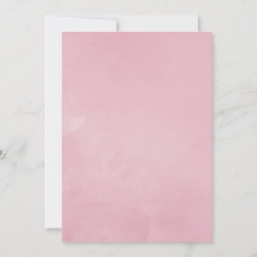 Invitation Burgundy et Blush Automne Automne Baby shower virt (Dos)