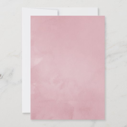 Invitation Burgundy et Blush Automne Automne Citrouille Anniv (Dos)