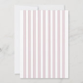 Invitation Burgundy Hand Drawn Swan Stripes Monogram Wedding (Dos)