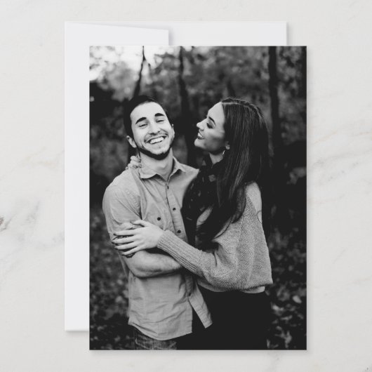 Invitation Burgundy Marsala Simple Élégant Mariage formel (Dos)