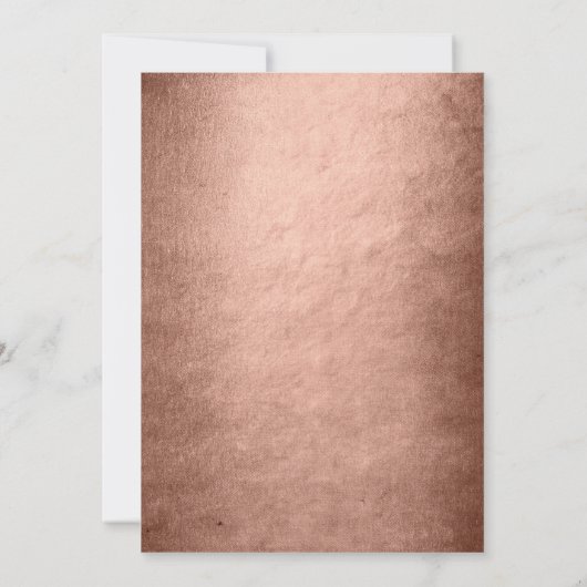 Invitation Burgundy Red Floral Rose Gold Script Mariage (Dos)