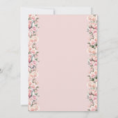 Invitation Burgundy Roses Roses Roses Roses Vins Fête des Mèr (Dos)