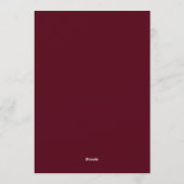 Invitation Burgundy & Slate Dramatic Bloom Wedding (Dos)