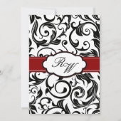 Invitation Burgundy Swirl (Dos)